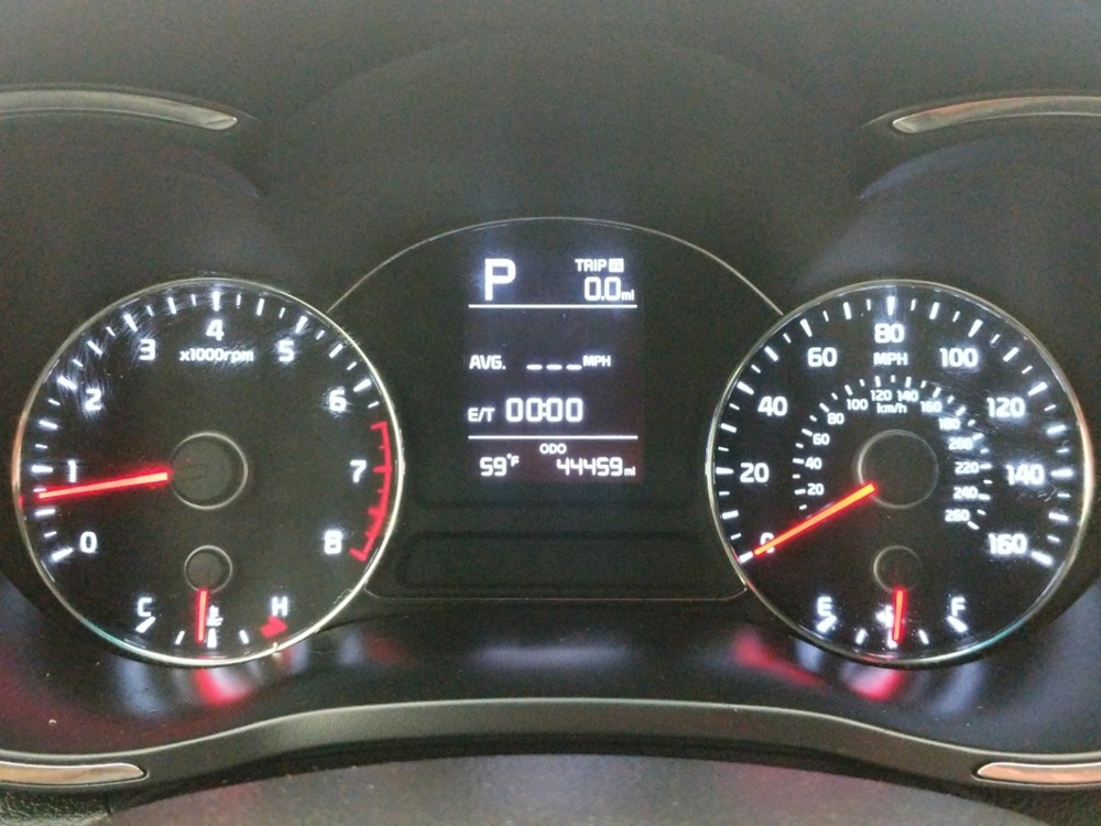 2017 Kia Forte - Odometer Close Up