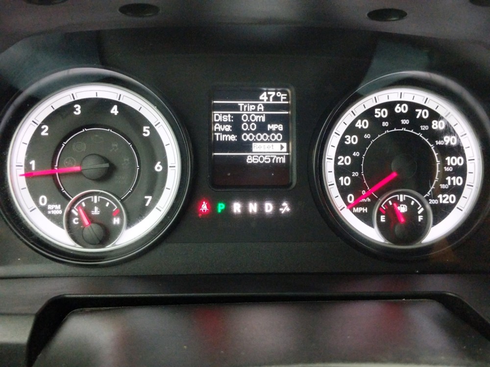 2014 Dodge Ram 1500 - Odometer Close Up