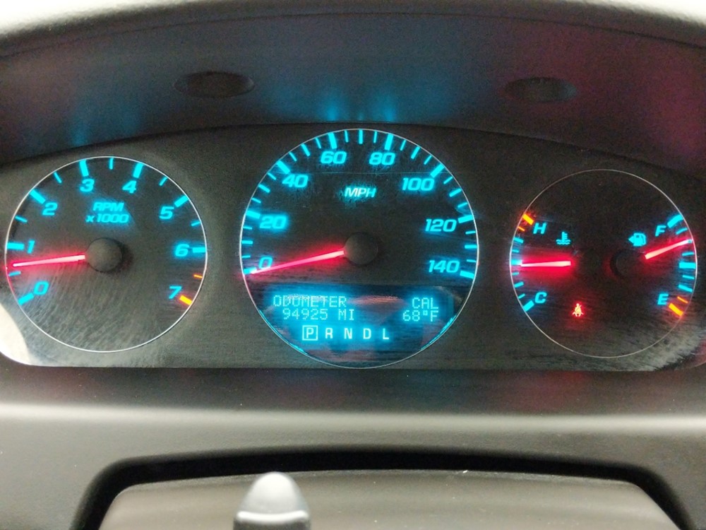 2013 Chevrolet Impala - Odometer Close Up