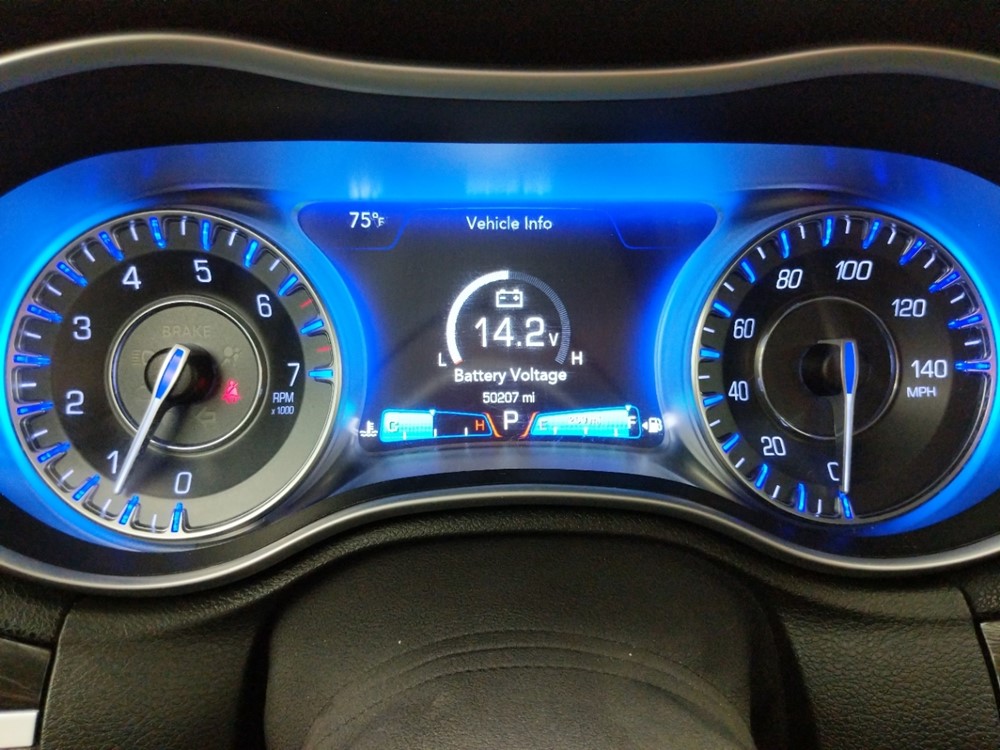2015 Chrysler 300 - Odometer Close Up