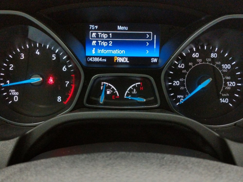 2017 Ford Focus - Odometer Close Up