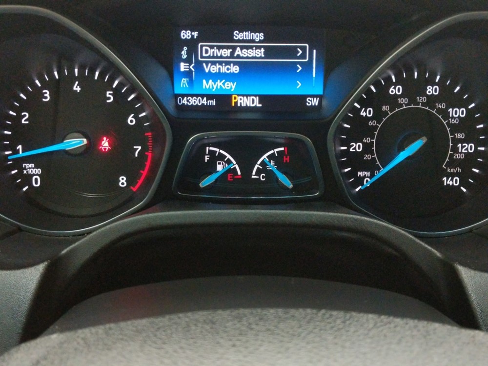 2017 Ford Focus - Odometer Close Up