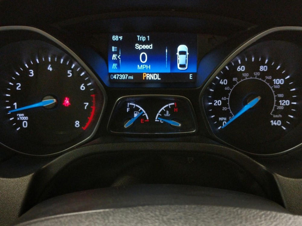2017 Ford Focus - Odometer Close Up