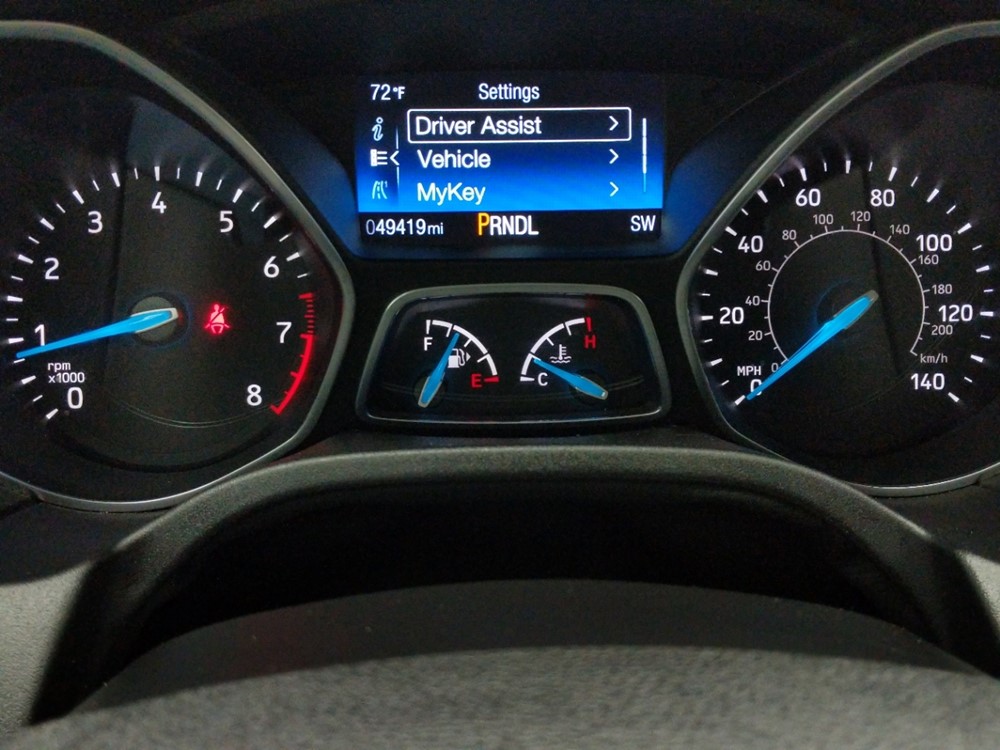 2017 Ford Focus - Odometer Close Up