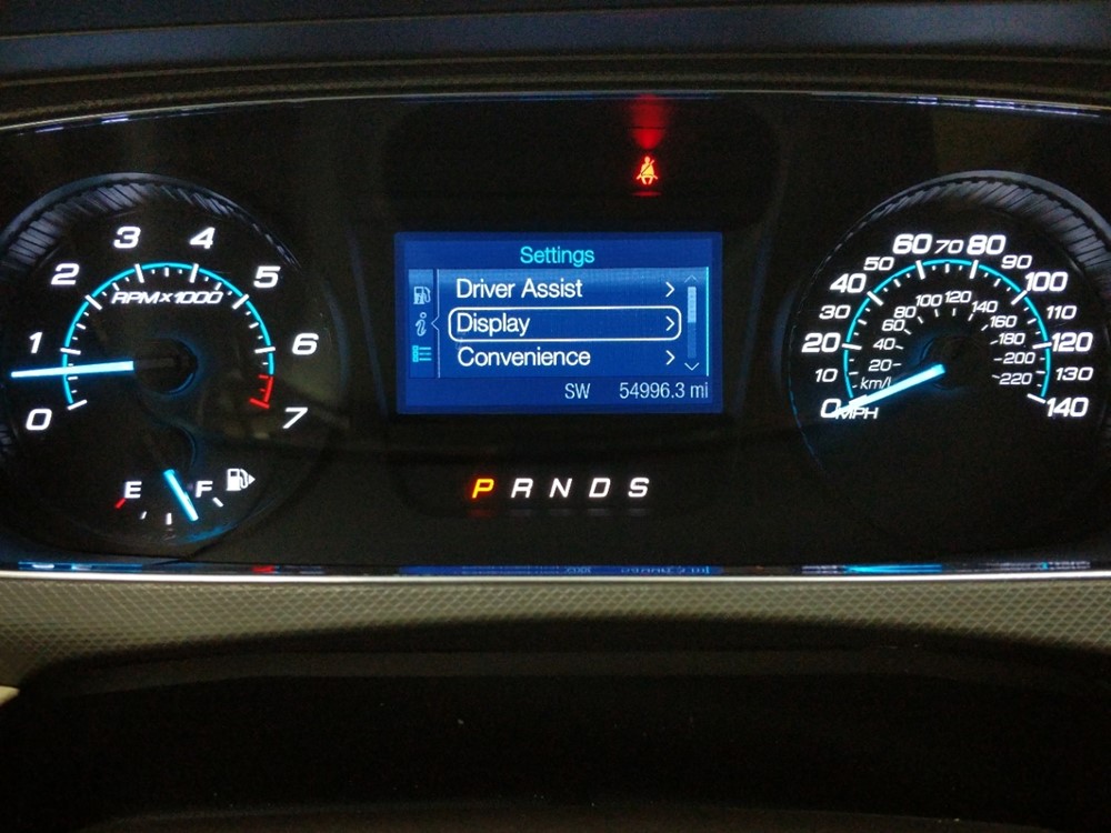 2015 Ford Taurus - Odometer Close Up