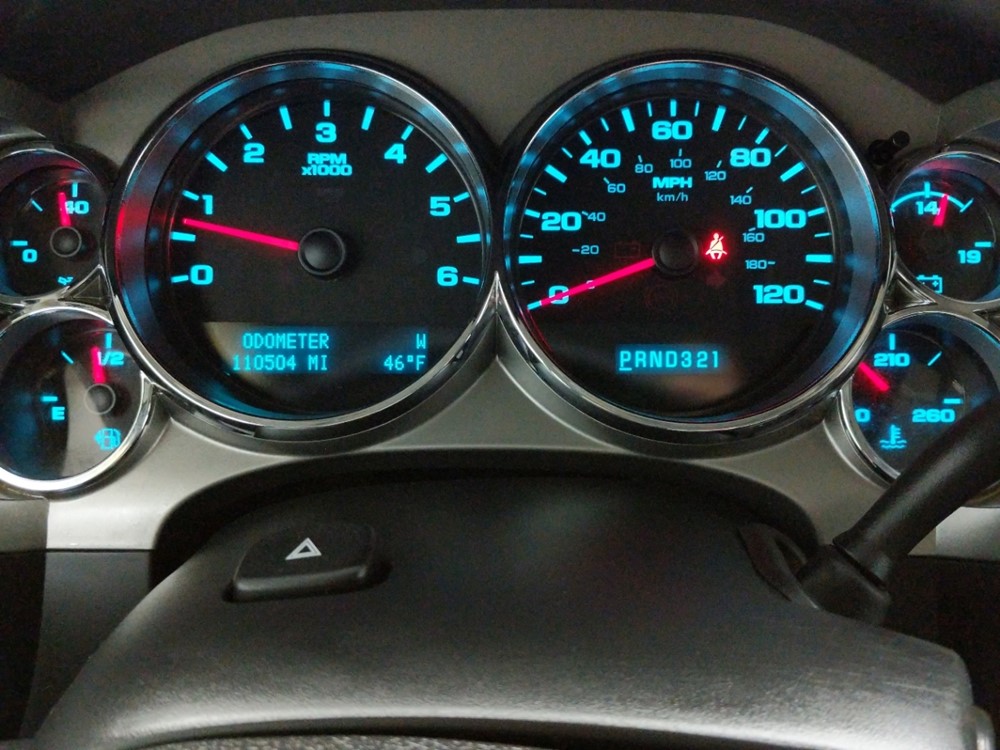 2012 Chevrolet Silverado 1500 - Odometer Close Up