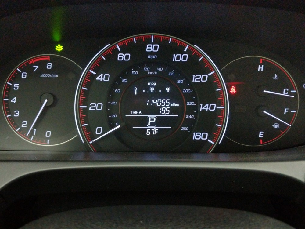 2013 Honda Accord - Odometer Close Up