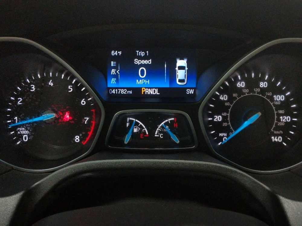 2017 Ford Focus - Odometer Close Up