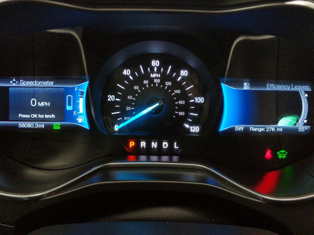 2017 Ford Fusion - Odometer Close Up