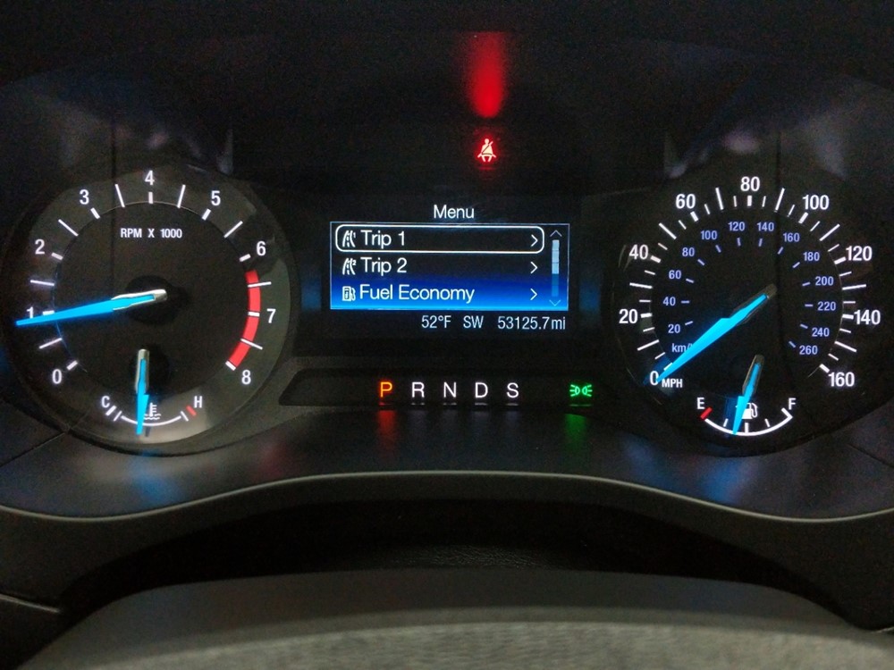2015 Ford Fusion - Odometer Close Up