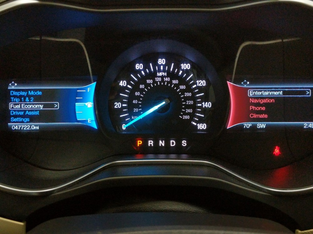 2016 Ford Fusion - Odometer Close Up