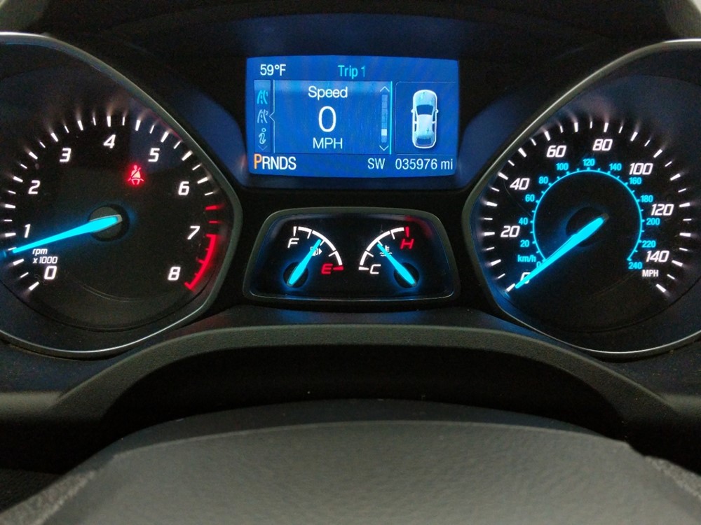2015 Ford Escape - Odometer Close Up