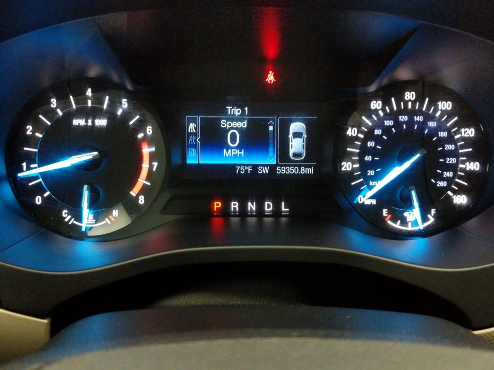 2017 Ford Fusion - Odometer Close Up