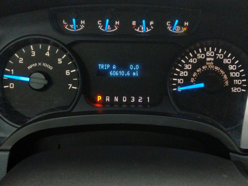 2014 Ford F-150 - Odometer Close Up