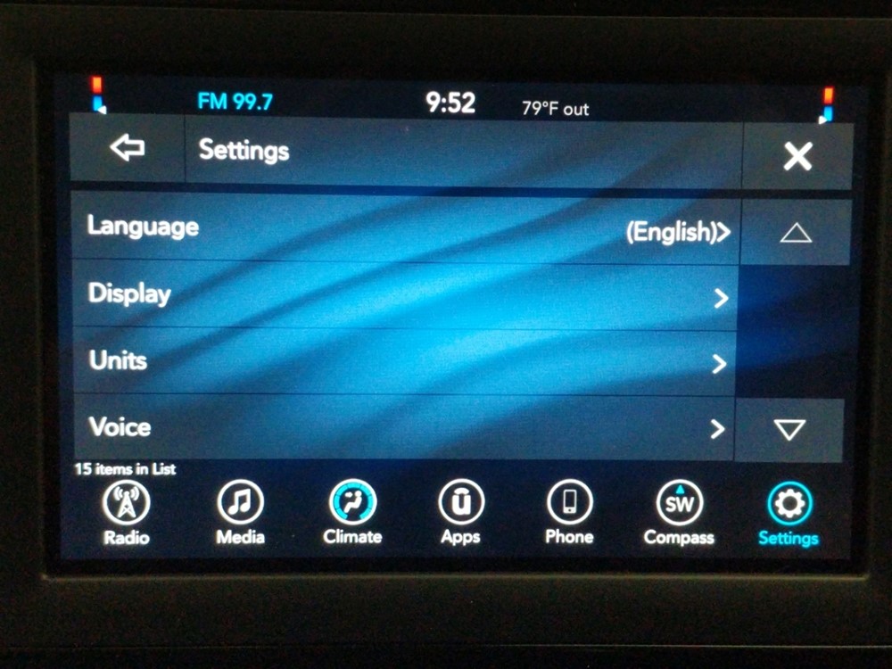 2018 Chrysler Pacifica - Stereo Package