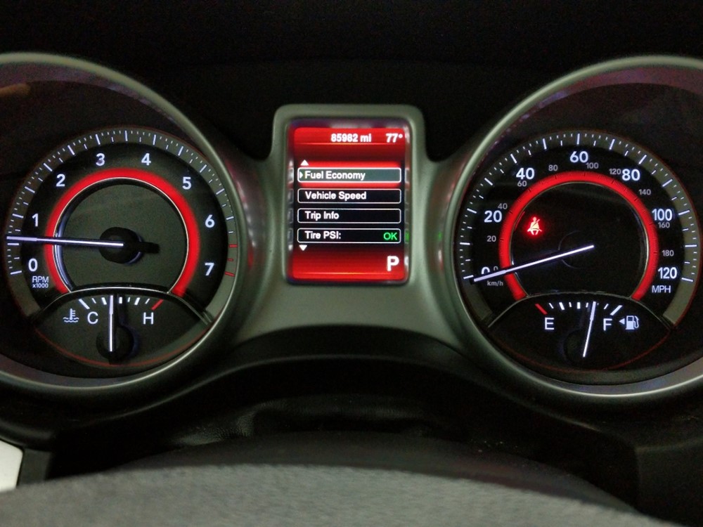 2016 Dodge Journey - Odometer Close Up