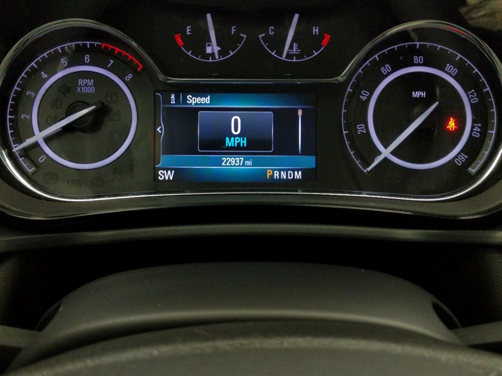 2016 Buick Regal - Odometer Close Up