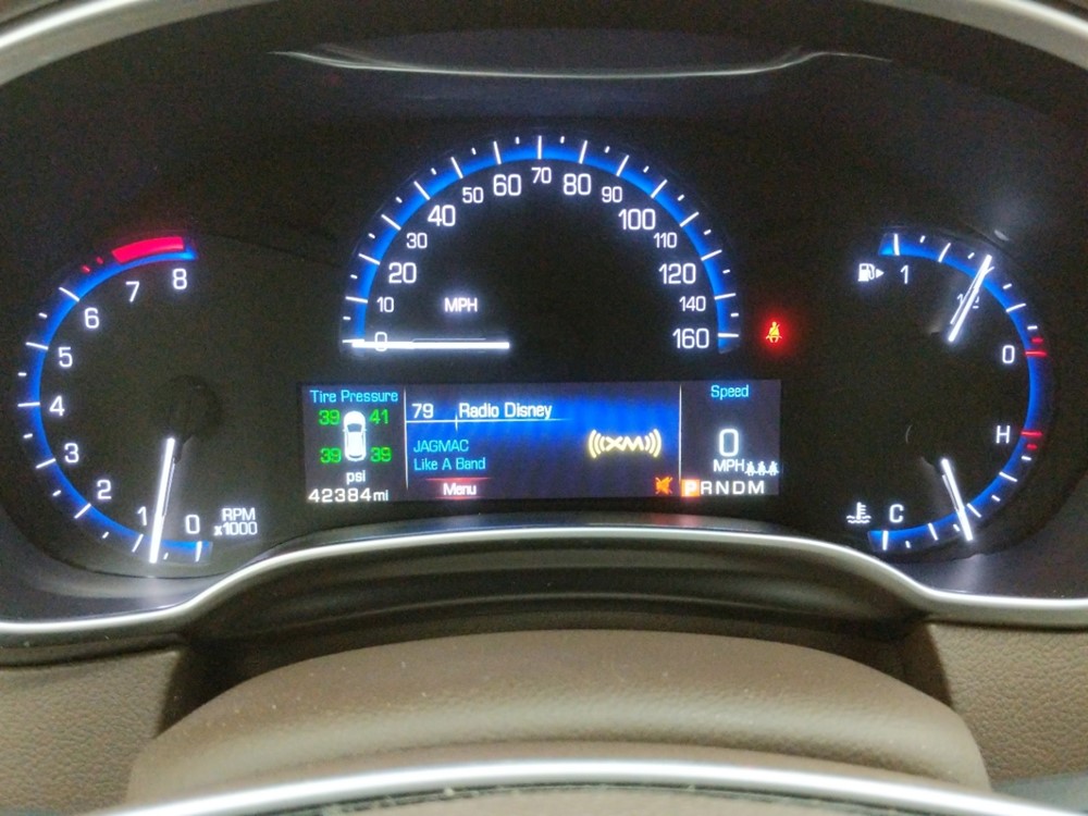 2016 Cadillac SRX - Odometer Close Up