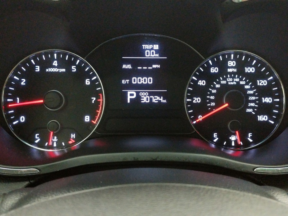 2016 Kia Forte - Odometer Close Up