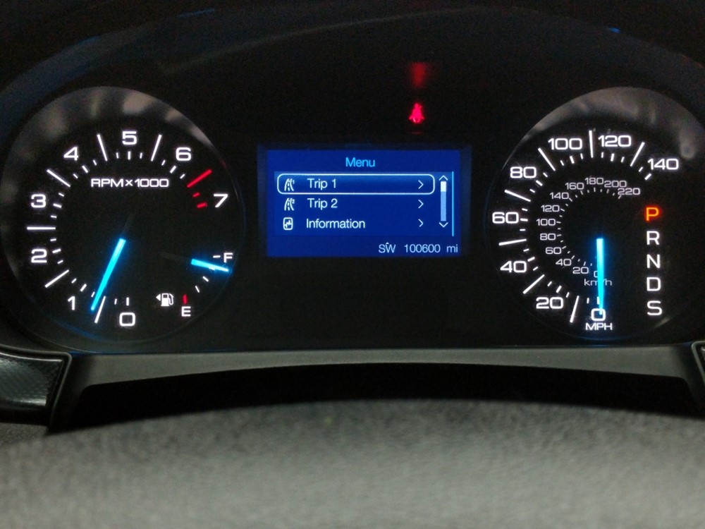 2013 Ford Edge - Odometer Close Up