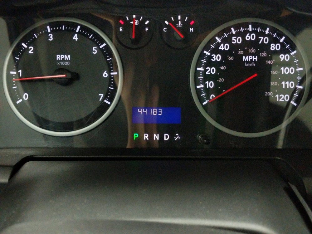 2011 Dodge Ram 1500 - Odometer Close Up