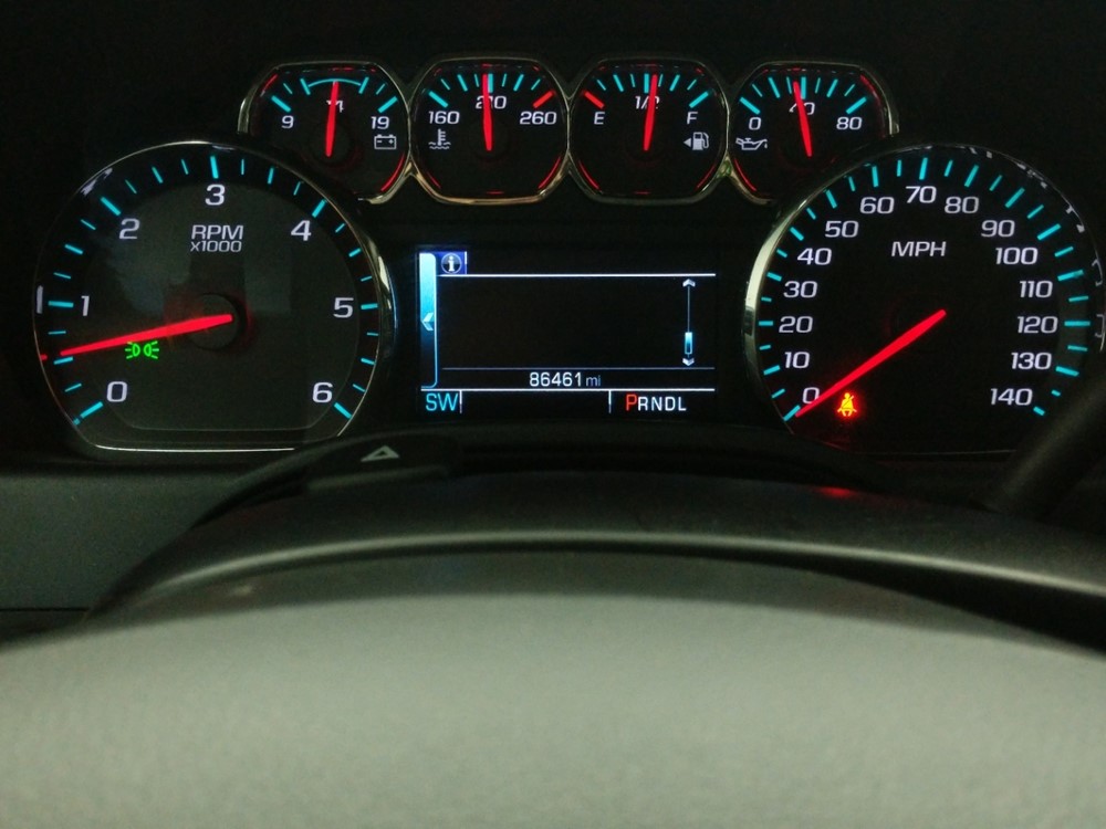 2017 GMC Sierra 1500 - Odometer Close Up