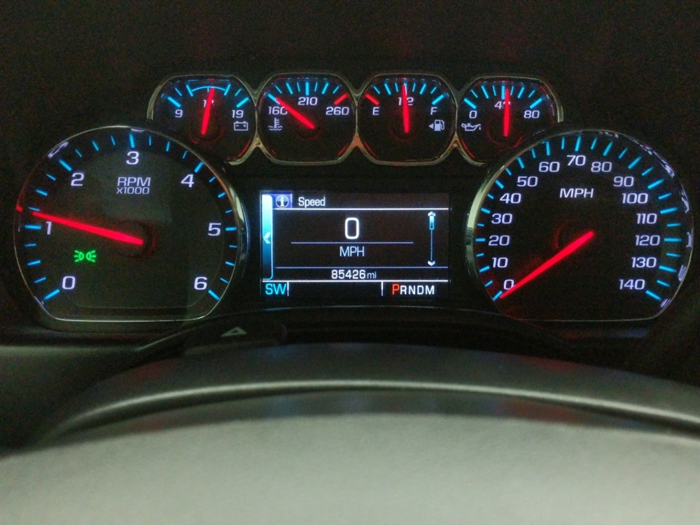 2014 Chevrolet Silverado 1500 - Odometer Close Up