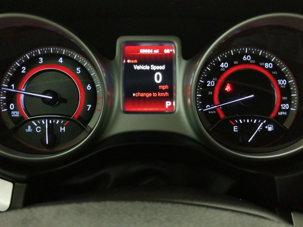 2017 Dodge Journey - Odometer Close Up