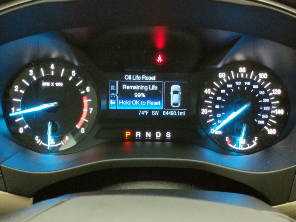 2017 Ford Fusion - Odometer Close Up