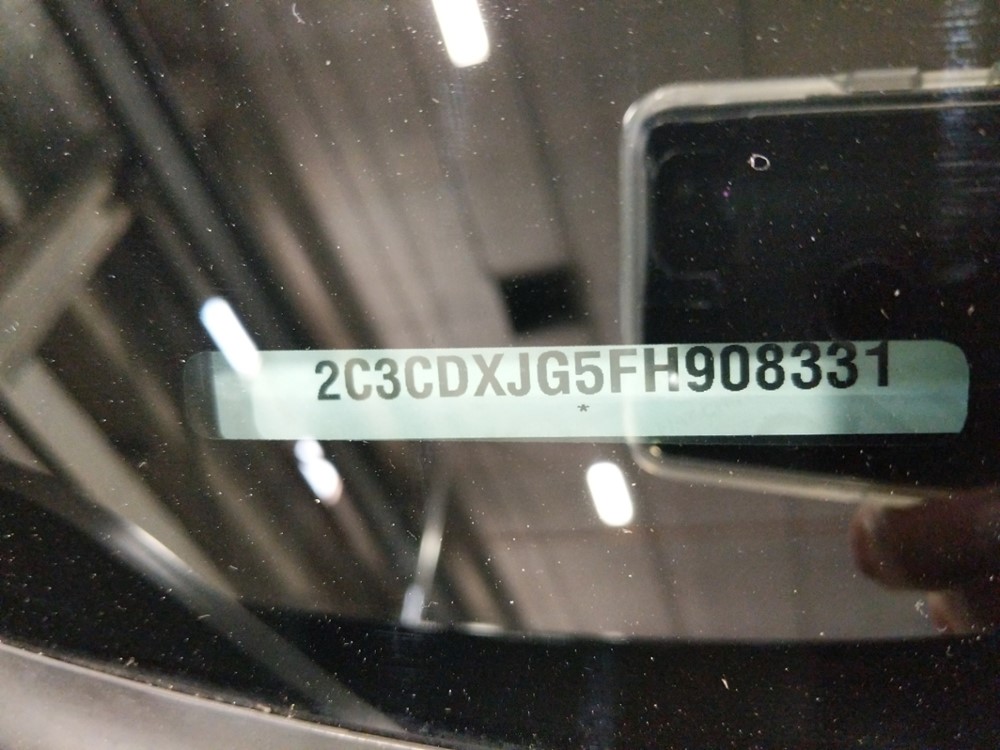 2015 Dodge Charger - VIN Plate
