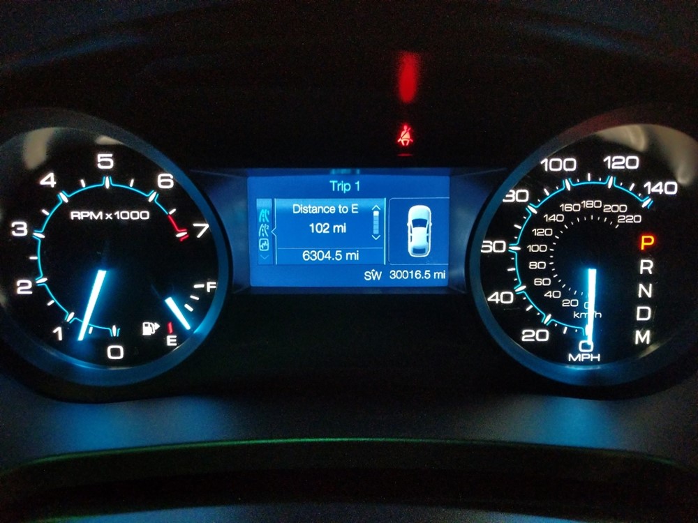 2014 Ford Explorer - Odometer Close Up