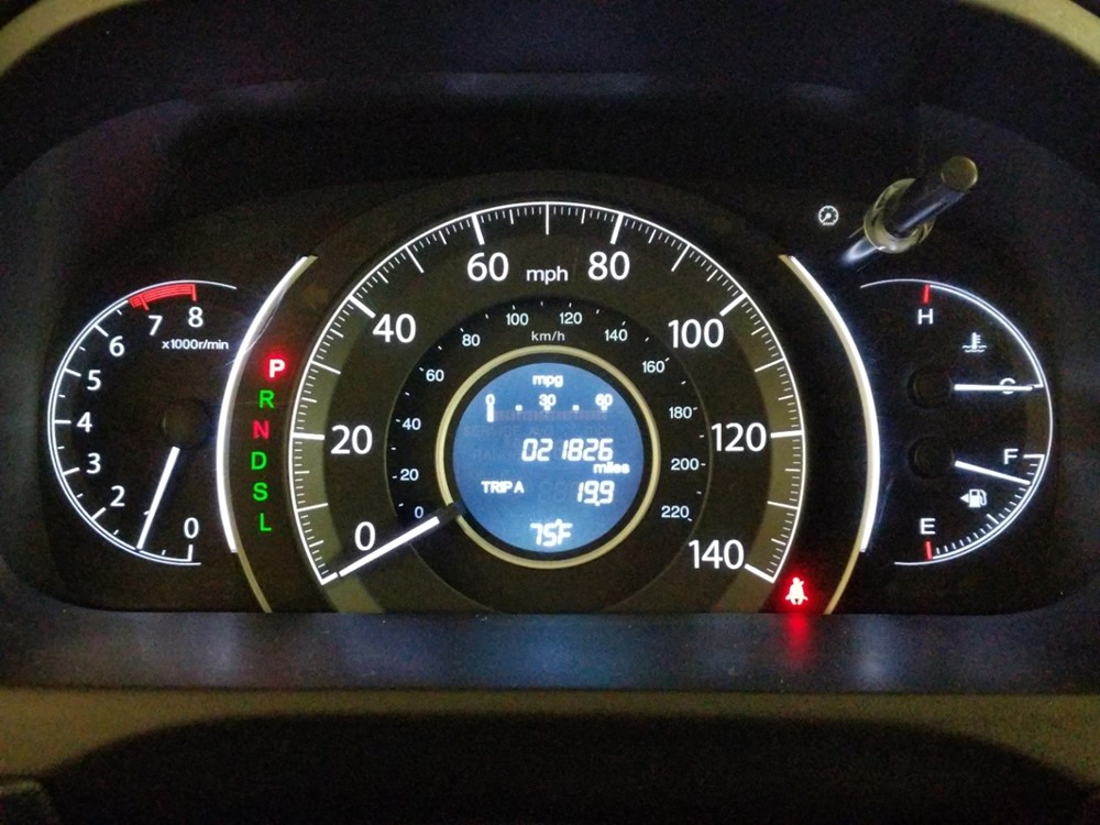 2015 Honda CR-V - Odometer Close Up