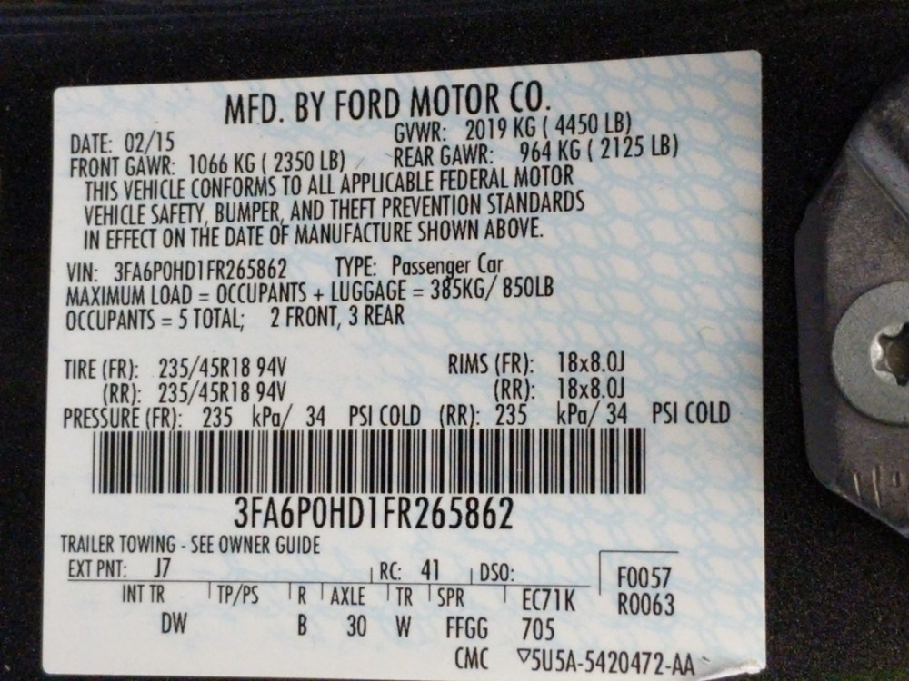 2015 Ford Fusion SE for sale in Indianapolis | 1370039915 | DriveTime