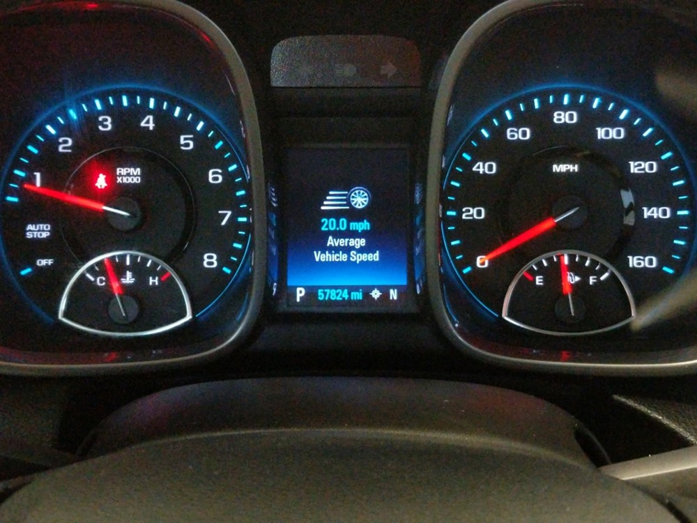 2014 Chevrolet Malibu - Odometer Close Up