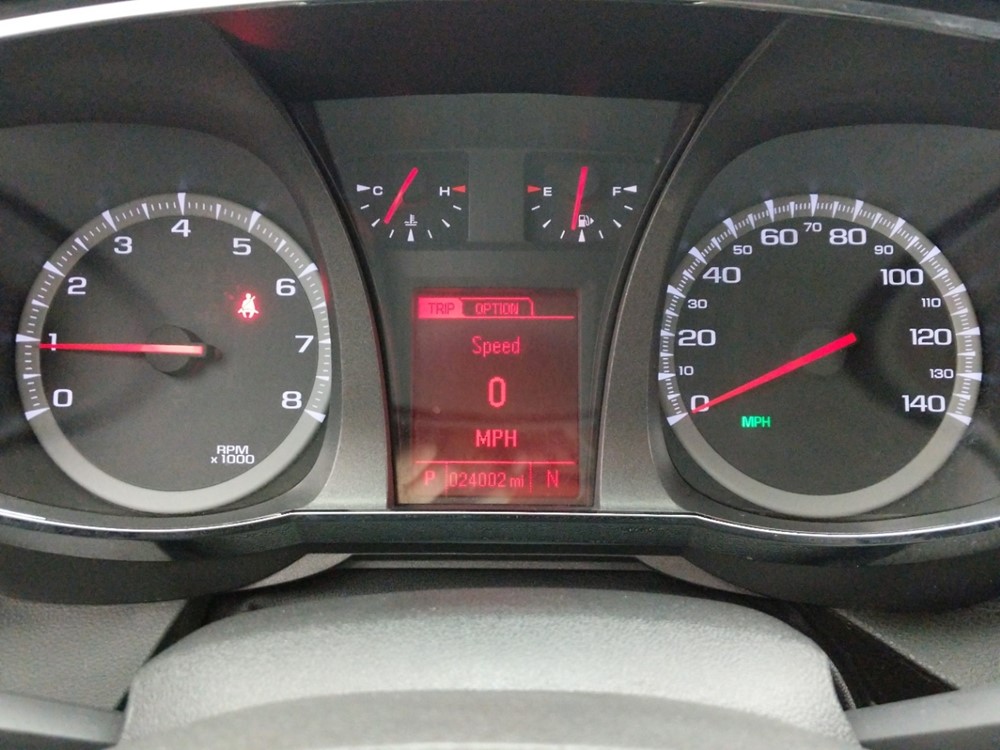 2016 GMC Terrain - Odometer Close Up