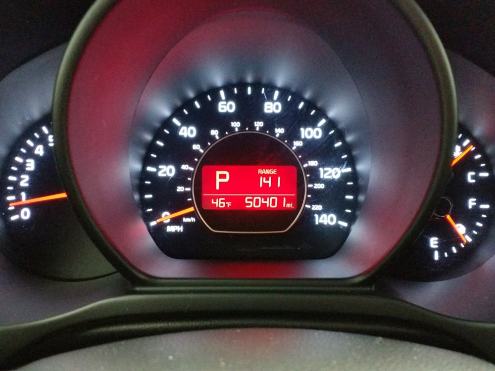 2017 Kia Soul - Odometer Close Up