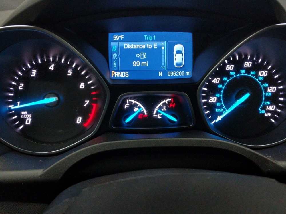 2015 Ford Escape - Odometer Close Up