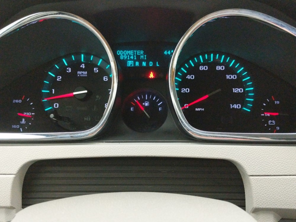 2010 Chevrolet Traverse - Odometer Close Up