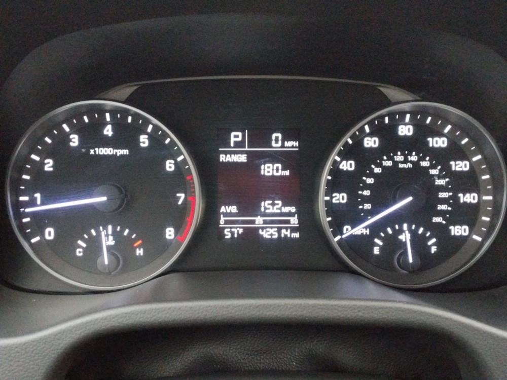2017 Hyundai Elantra - Odometer Close Up