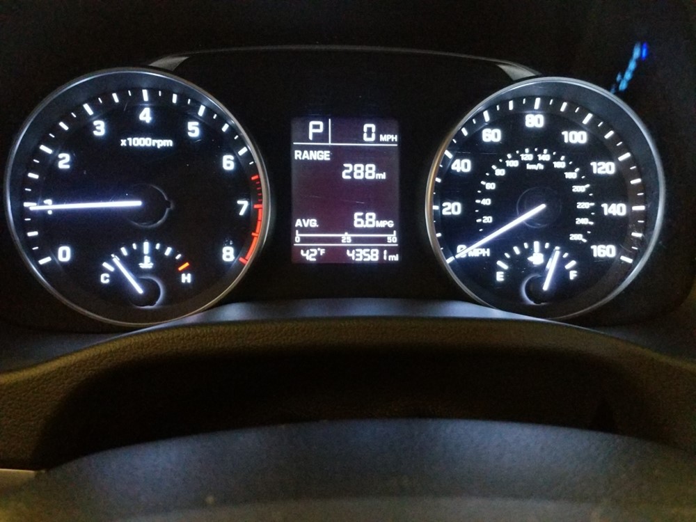 2017 Hyundai Elantra - Odometer Close Up