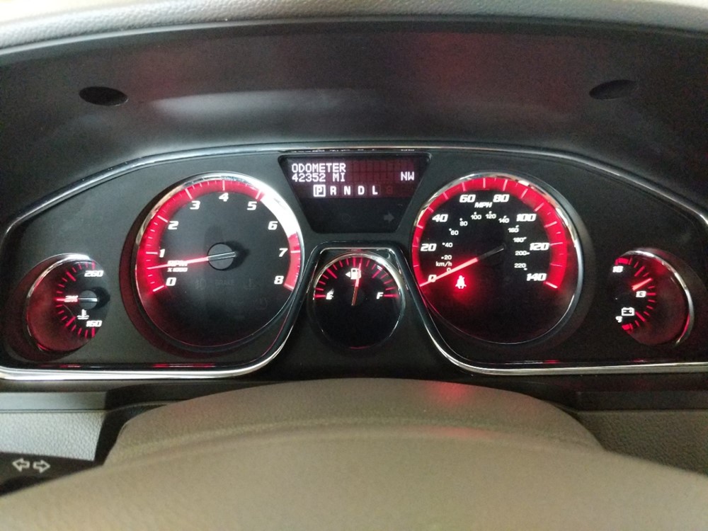 2015 GMC Acadia - Odometer Close Up