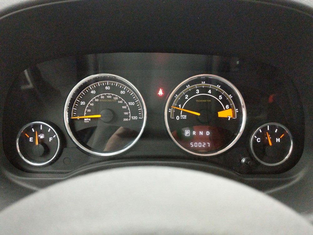 2017 Jeep Compass - Odometer Close Up