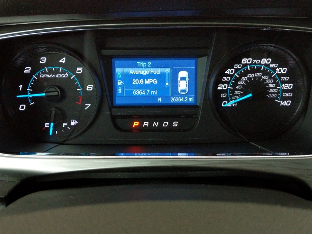 2016 Ford Taurus - Odometer Close Up
