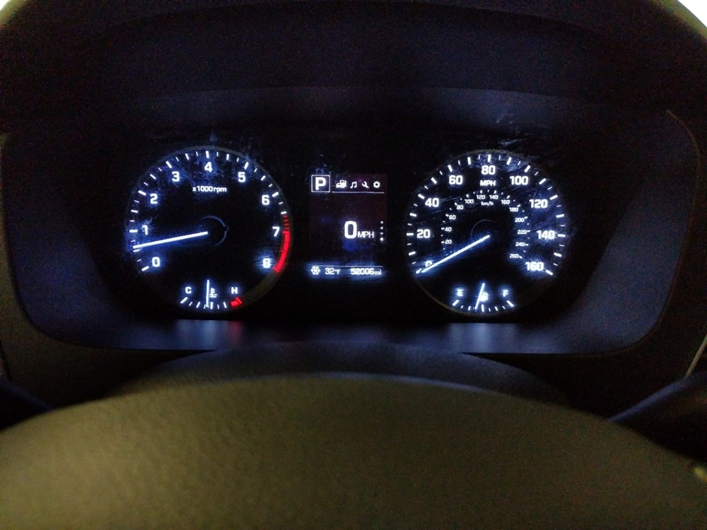 2017 Hyundai Sonata - Odometer Close Up