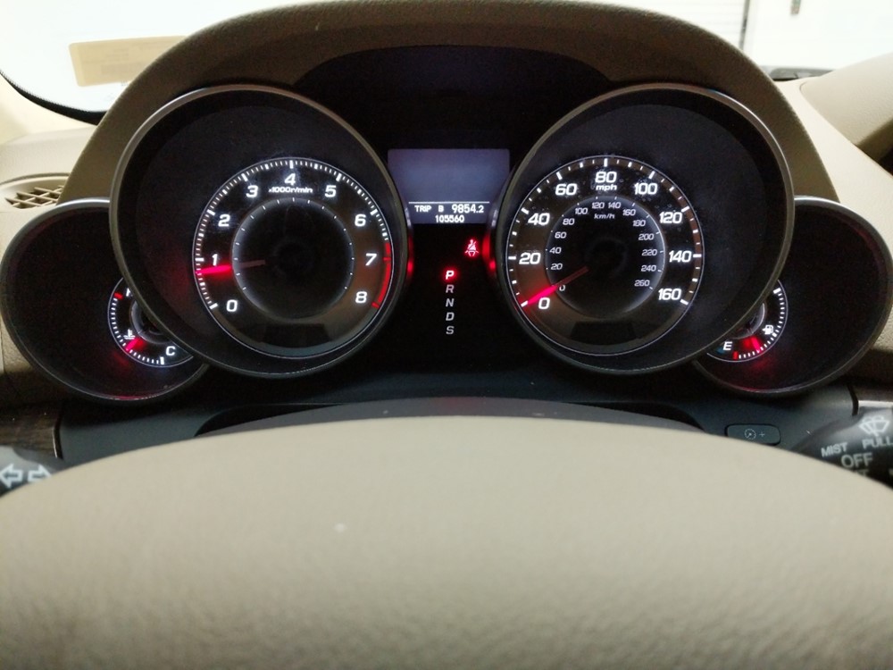 2010 Acura MDX - Odometer Close Up