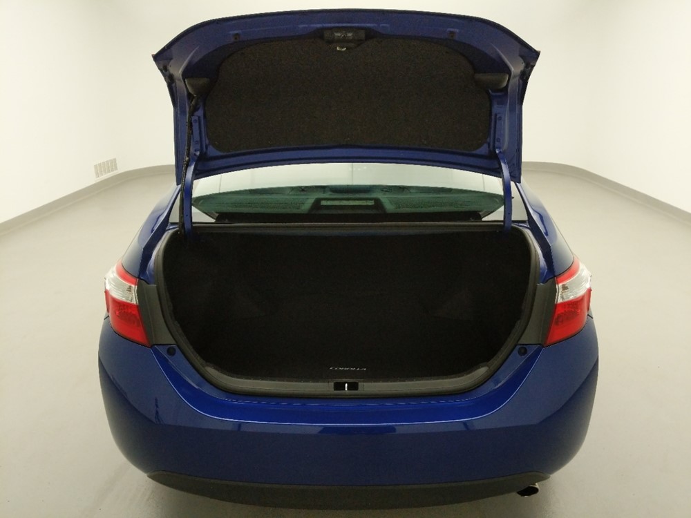 2016 Toyota Corolla - Trunk
