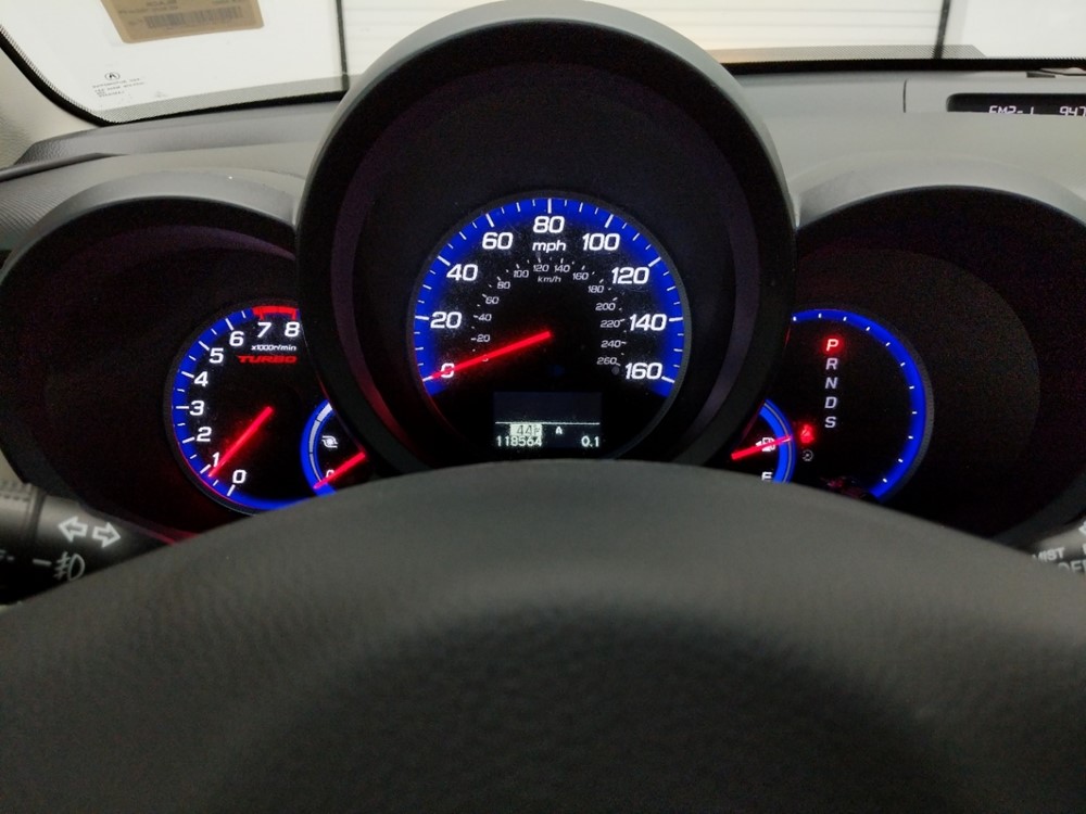 2011 Acura RDX - Odometer Close Up