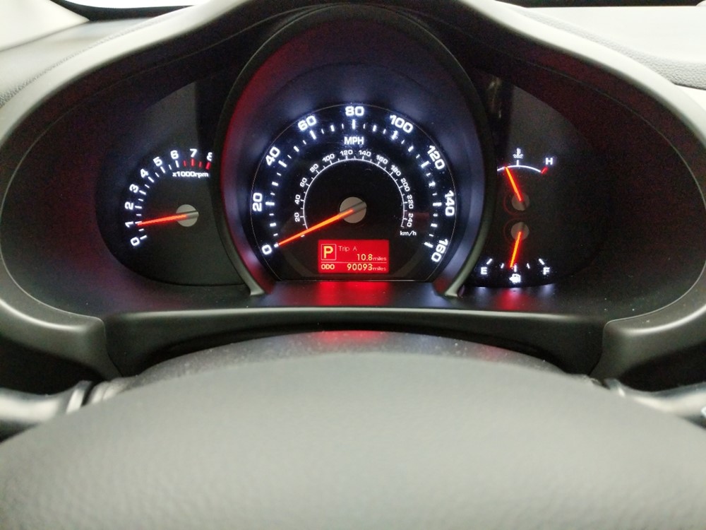 2013 Kia Sportage - Odometer Close Up