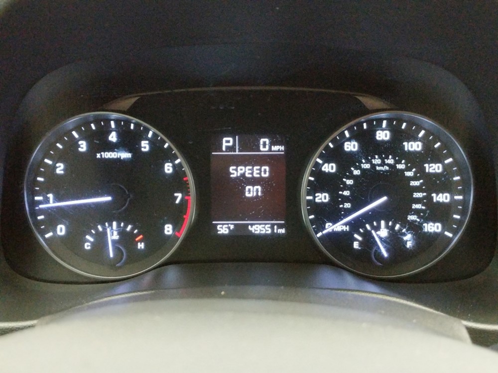 2017 Hyundai Elantra - Odometer Close Up