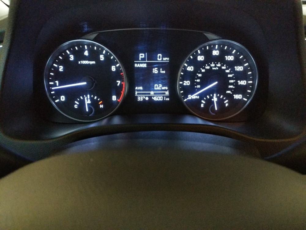 2017 Hyundai Elantra - Odometer Close Up